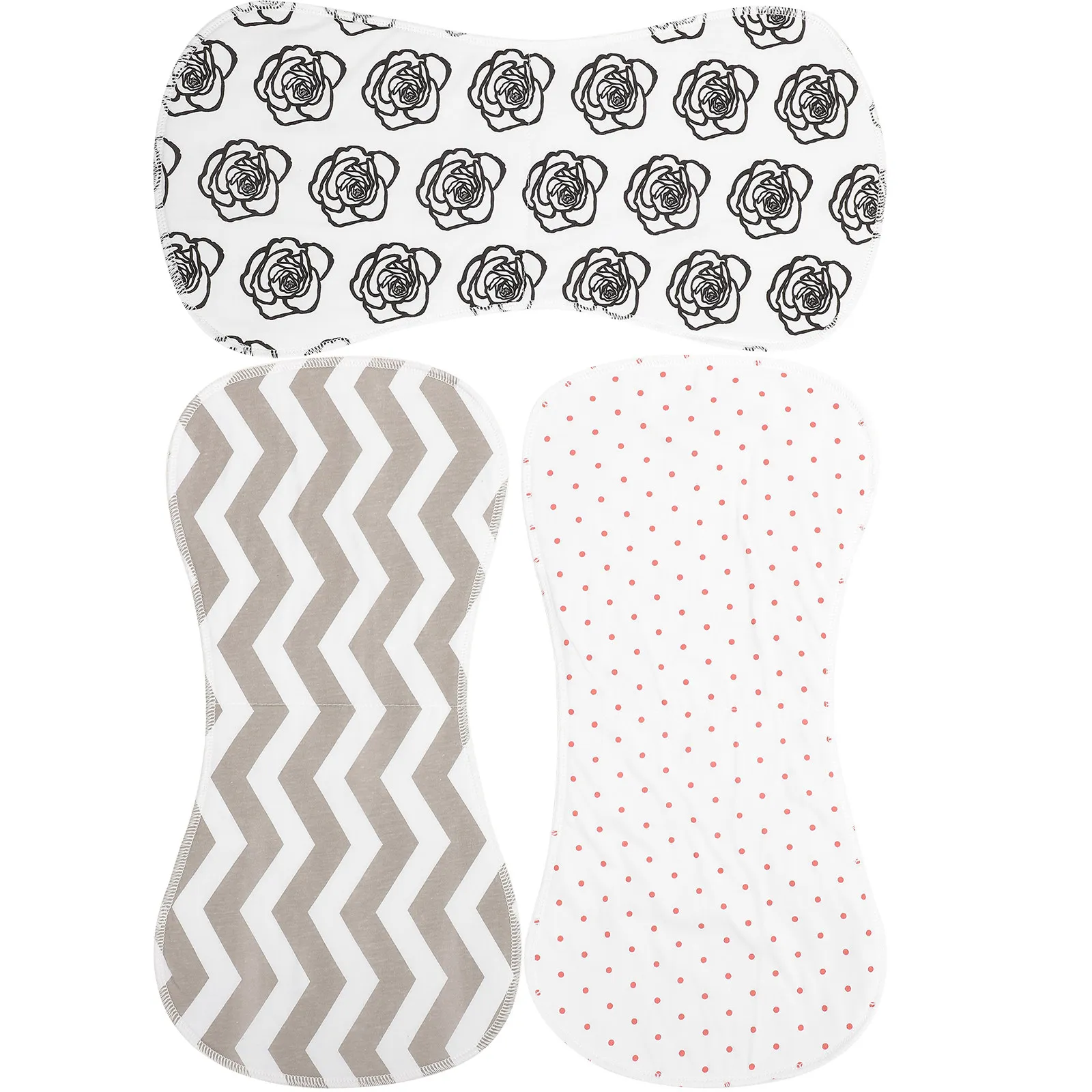 

Набор из 3 маленьких хлопковых нагрудников унисекс, многоразовые, моющиеся, защитные нагрудники для еды, для пожилых людей и людей с ограниченными возможностями