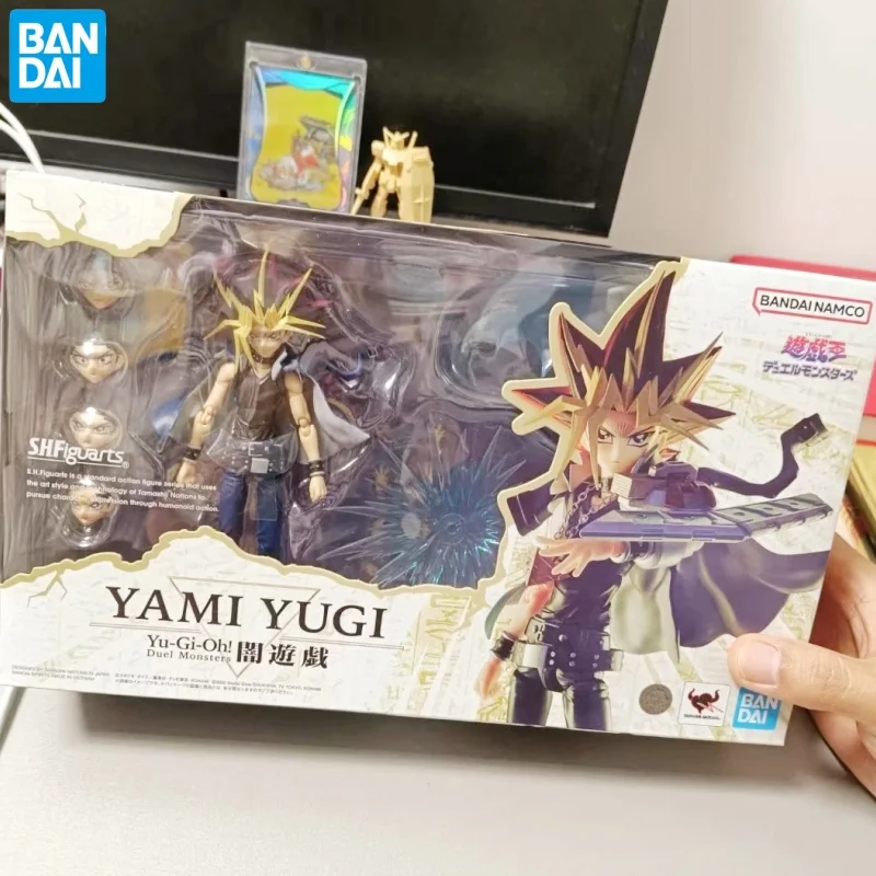 

В наличии: Оригинальная фигурка Bandai Duel Monsters, аниме-фигурка SHF Duelist Kingdom, коллекционная модель, игрушка, подарок, украшение