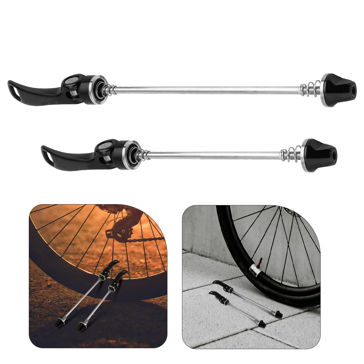 

Quick Release Skewers for Mountain Road 157 210Hub Accessories Durable Steel Aluminum Portable Repair Part Cycling