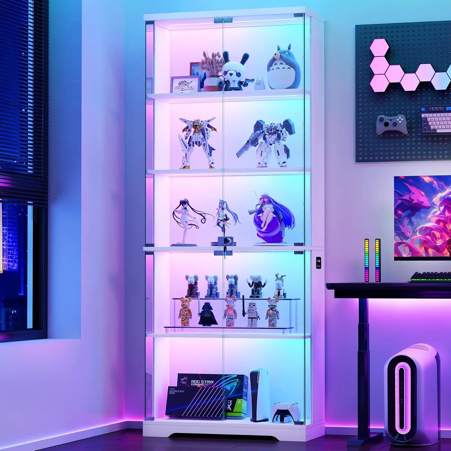 Glass Display Cabinet RGB LED Motion Sensor, 69