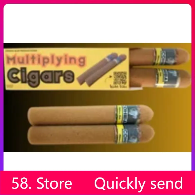 

New 2025 Multiplying Cigars by Dennis Alm - Magic tricks ( 58 Store Download )