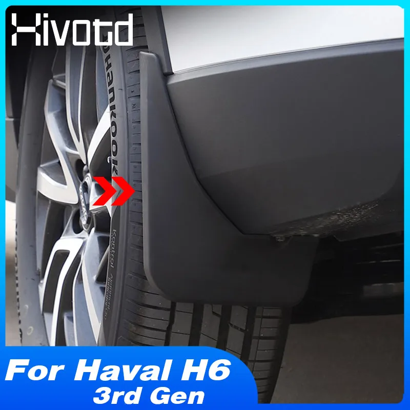 

Car Mudguards For Haval H6 3th-Generation Ultra 2021 Accessories Mud Flaps Splash Guard Plastic Fender Exterior Decoration Parts