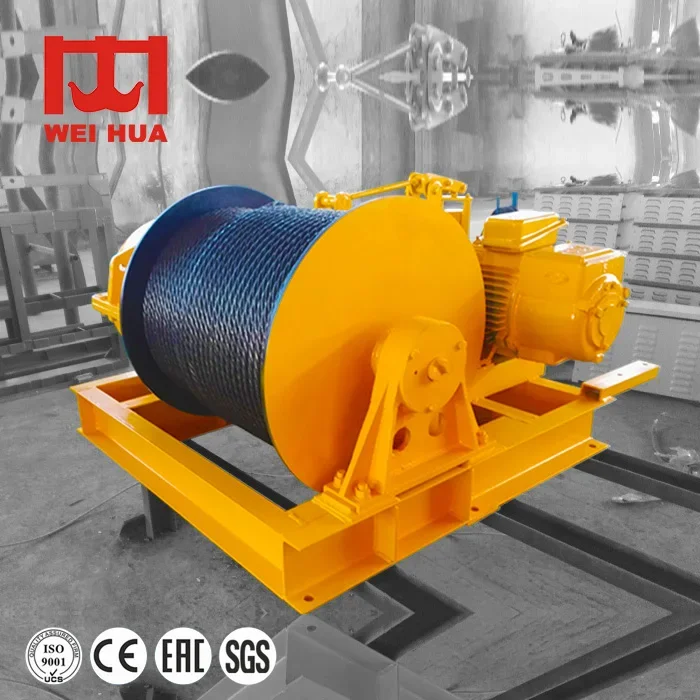 Stable Brand New Low Speed China Industrial Anchor drum 120 ton 80 ton 50 ton Electric hydraulic Winch Windlass for sale