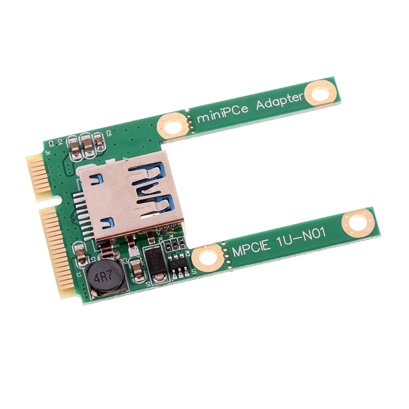 Mini PCI-E para USB 3.0 Cartão de Expansão, Laptop PCI Express, PCIe para USB 3.0, Conversor Riser, Adaptador com Parafuso
