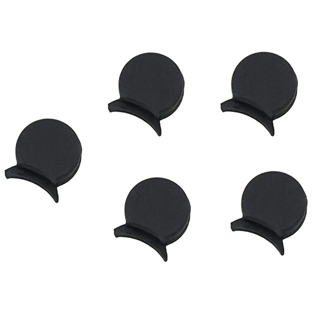 2-6pack 5 Pieces 9mm Rubber Thumb Rest Cushion Pad Protector for Clarinet Oboe