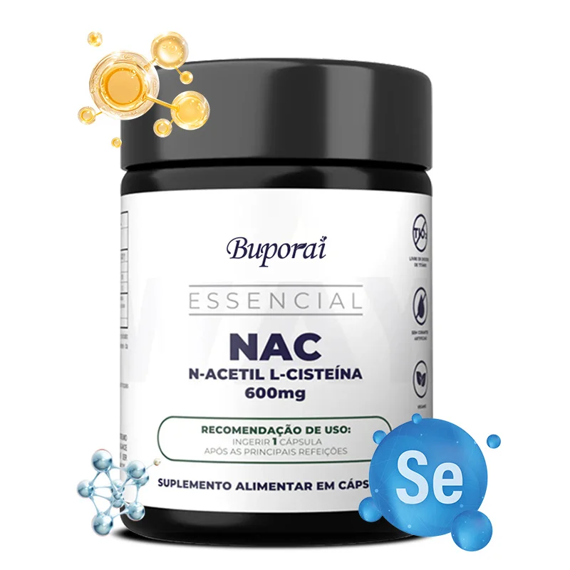 

NAC Capsules - Supports Liver Health, Detoxification, Cellular & Respiratory Health, Enhances Immunity, and Provides Antioxidant