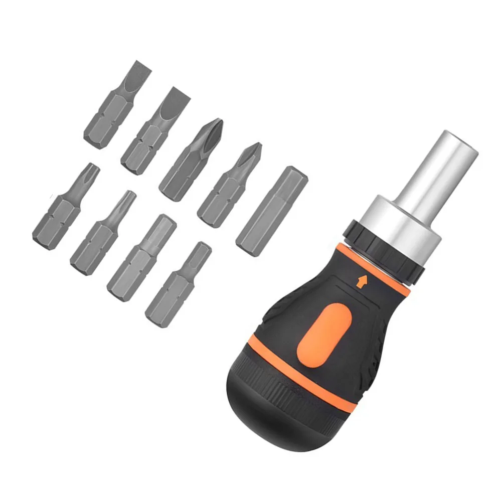 크로스 Torx 플랫 헤드 나사 비트, 9 in 1 래칫 스크루 드라이버 세트, 전기 기사 수리용 다기능 수동 공구, 25mm
