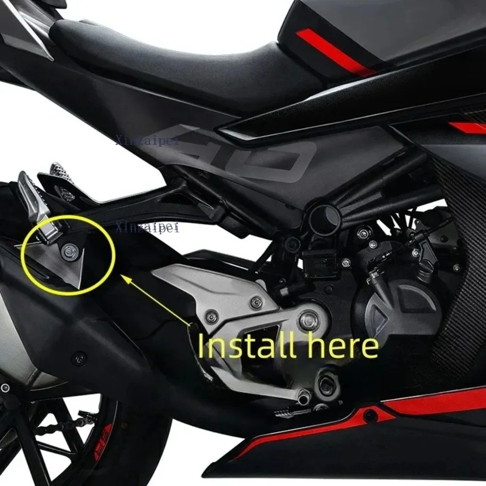 

FOR CFMOTO 450SR 450NK Frame Crash Slider Falling Protector CF400-6-7 Exhaust Pipe Anti Drop Ball Protection Block Rod