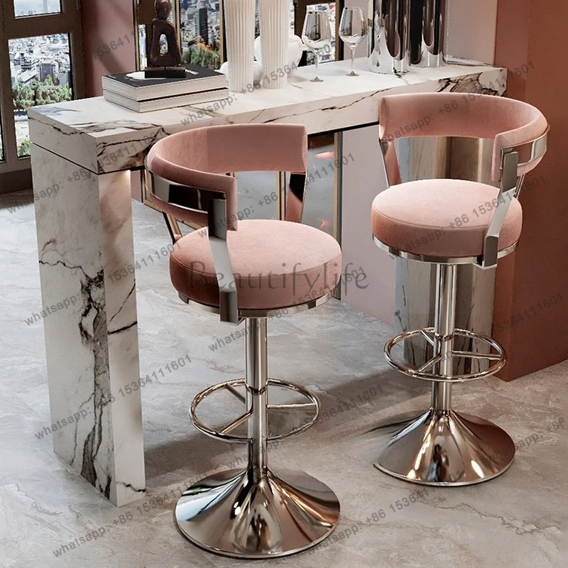 

Balcony Reception Desks Bar Chairs High Adjustable Modern Gaming Luxury Barstools Minimalist Comfortable Cadeira Home Furniture