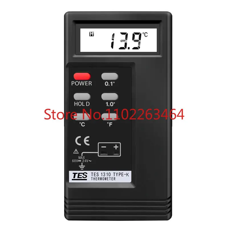 TES1310 contact thermometer industrial water temperature gauge thermometer K-type thermocouple thermometer