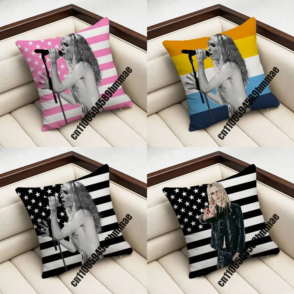

For Lgbt Gay USA America 2-2hollis Throw Pillow Case Sham 45x45cm 40x40cm Square Car Pillowcase Pad Cushion Cover