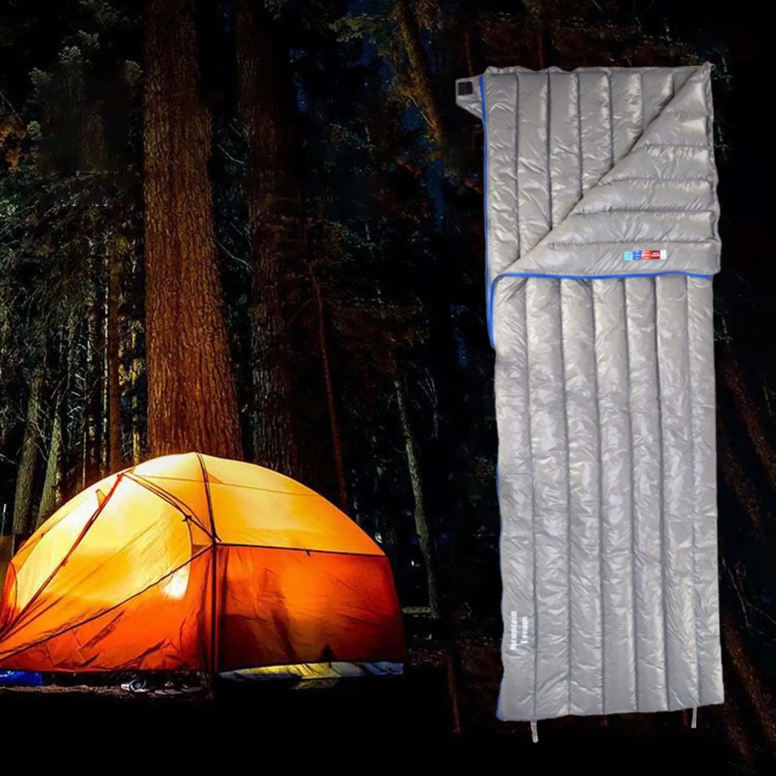 

Envelope Sleeping Bag Summer Single Sleeping Bag for Hiking Emergency Travel