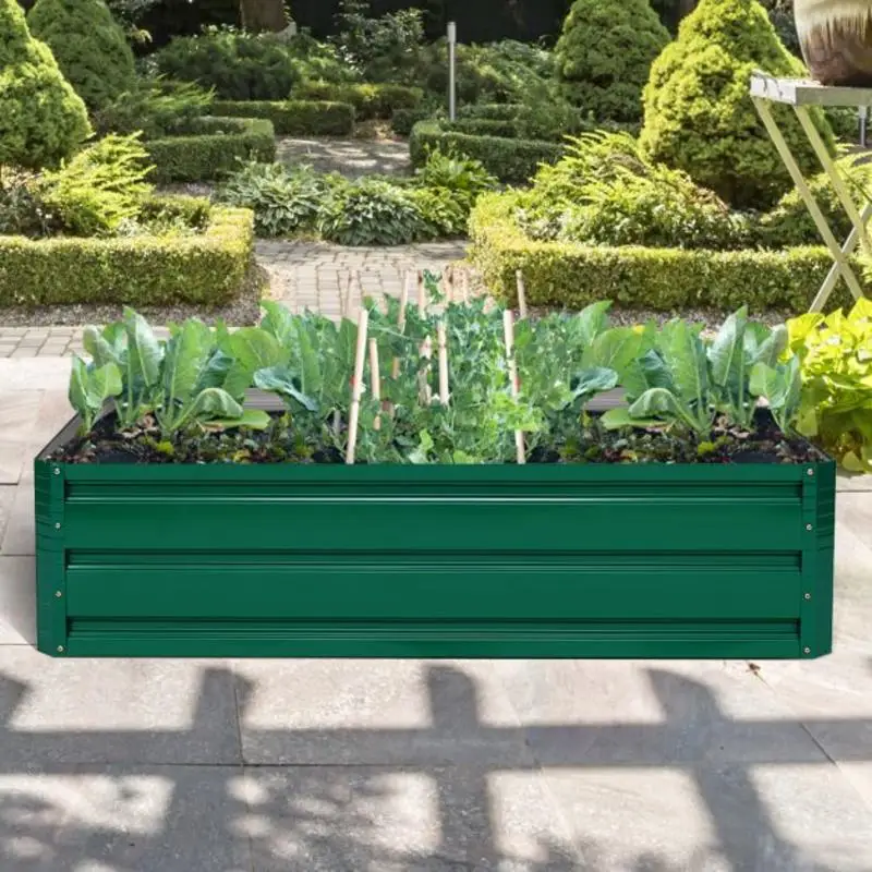 

40 Inch x 32 Inch Patio Raised Garden Bed for Vegetable Flower Planting