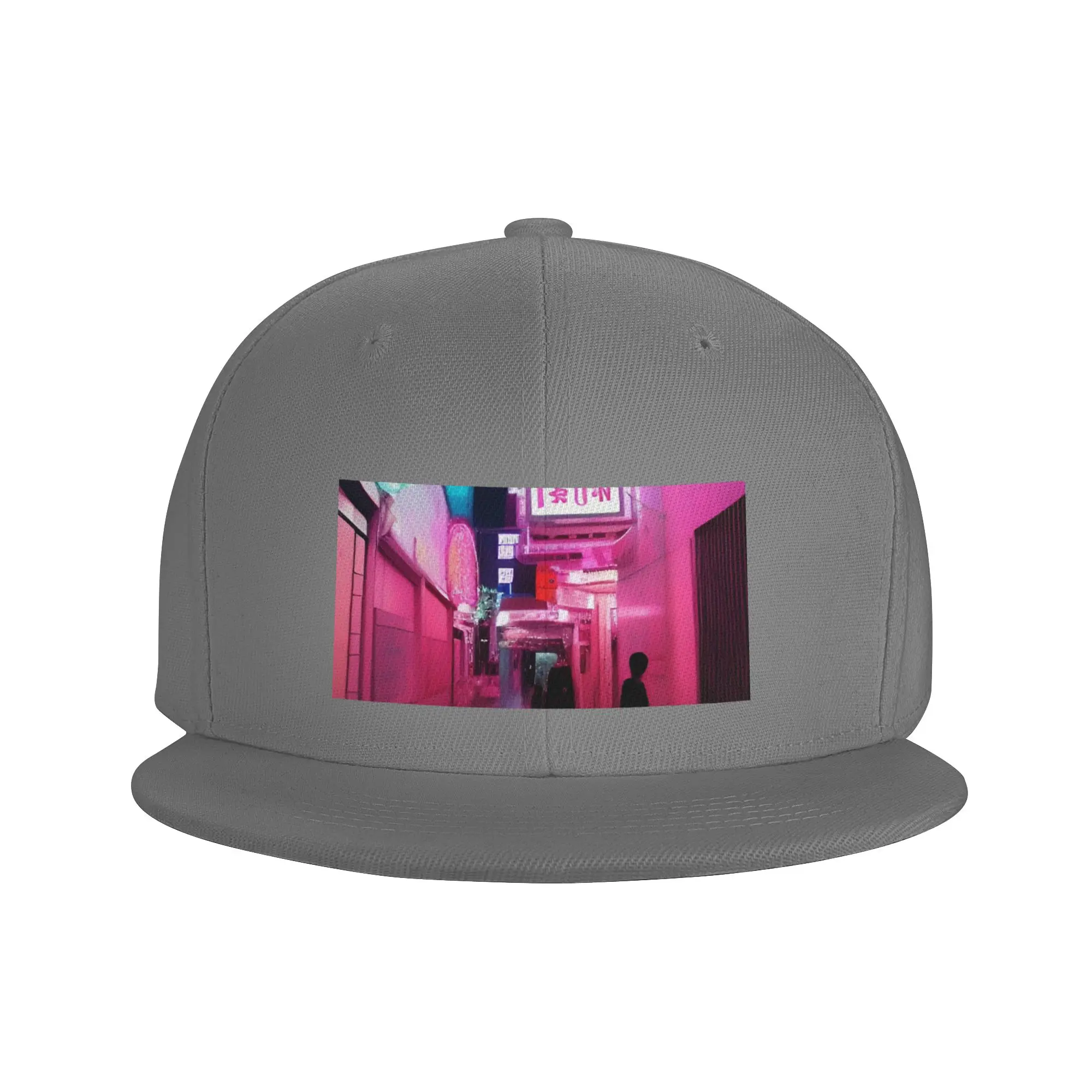 Fashion Tokyo Alley Pink Flat Brim Sun Hat  Snapback Hat