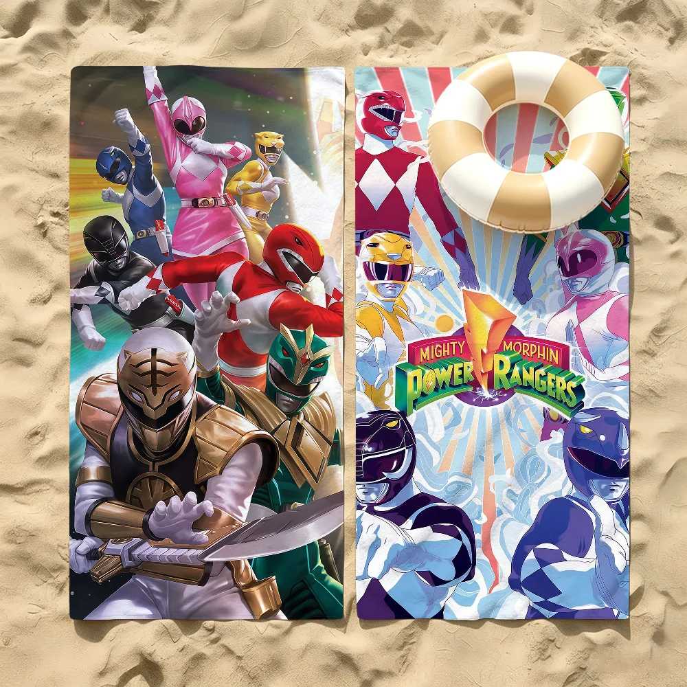 Film P-Power R-Rangers Cool Towel For Beaches Yoga Studios Gyms Hot Springs Swimming Pools And Picnics