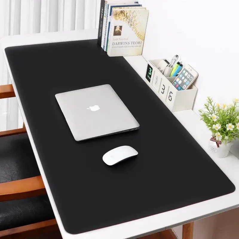 

Mouse Pad, Oversized Computer Table Mat, High-end Sense Light Luxury Office Desktop Keyboard, Solid Color Leather E-sports Game