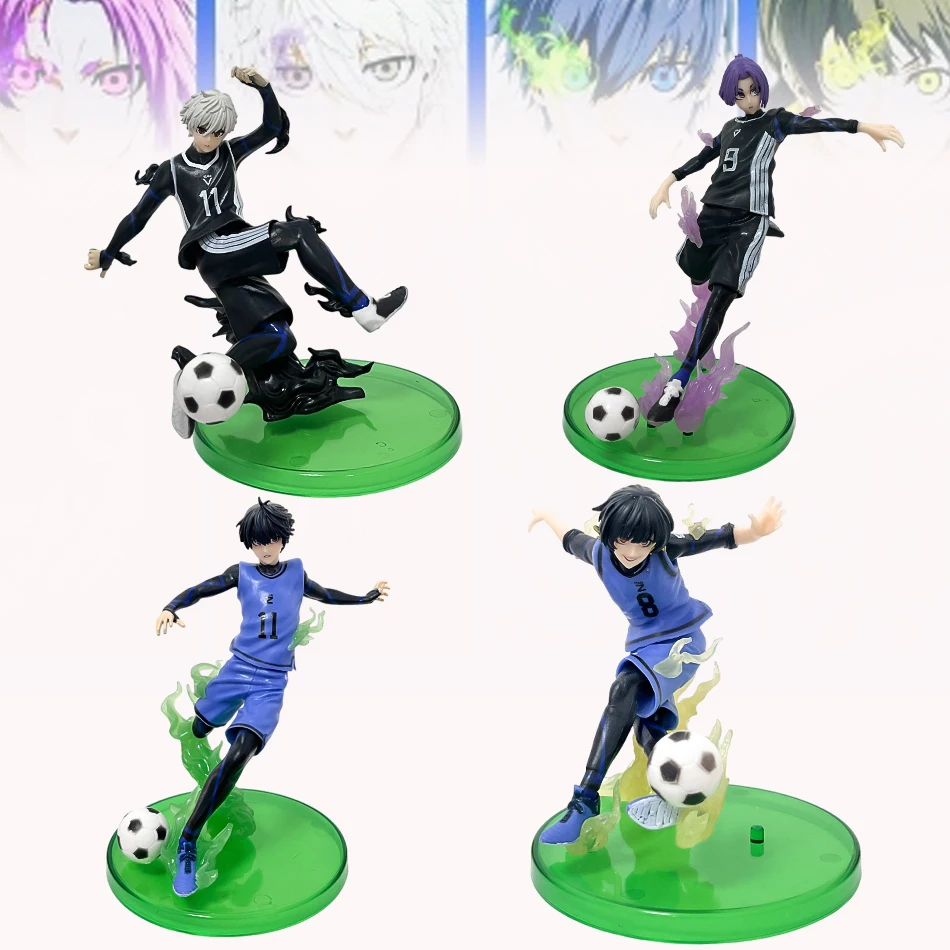 

Anime BLUE LOCK Figure Football Comic Isagi Yoichi Bachira Meguru Nagi Seishiro Mikage Reo PVC Model For BIrthday Gif In Stock