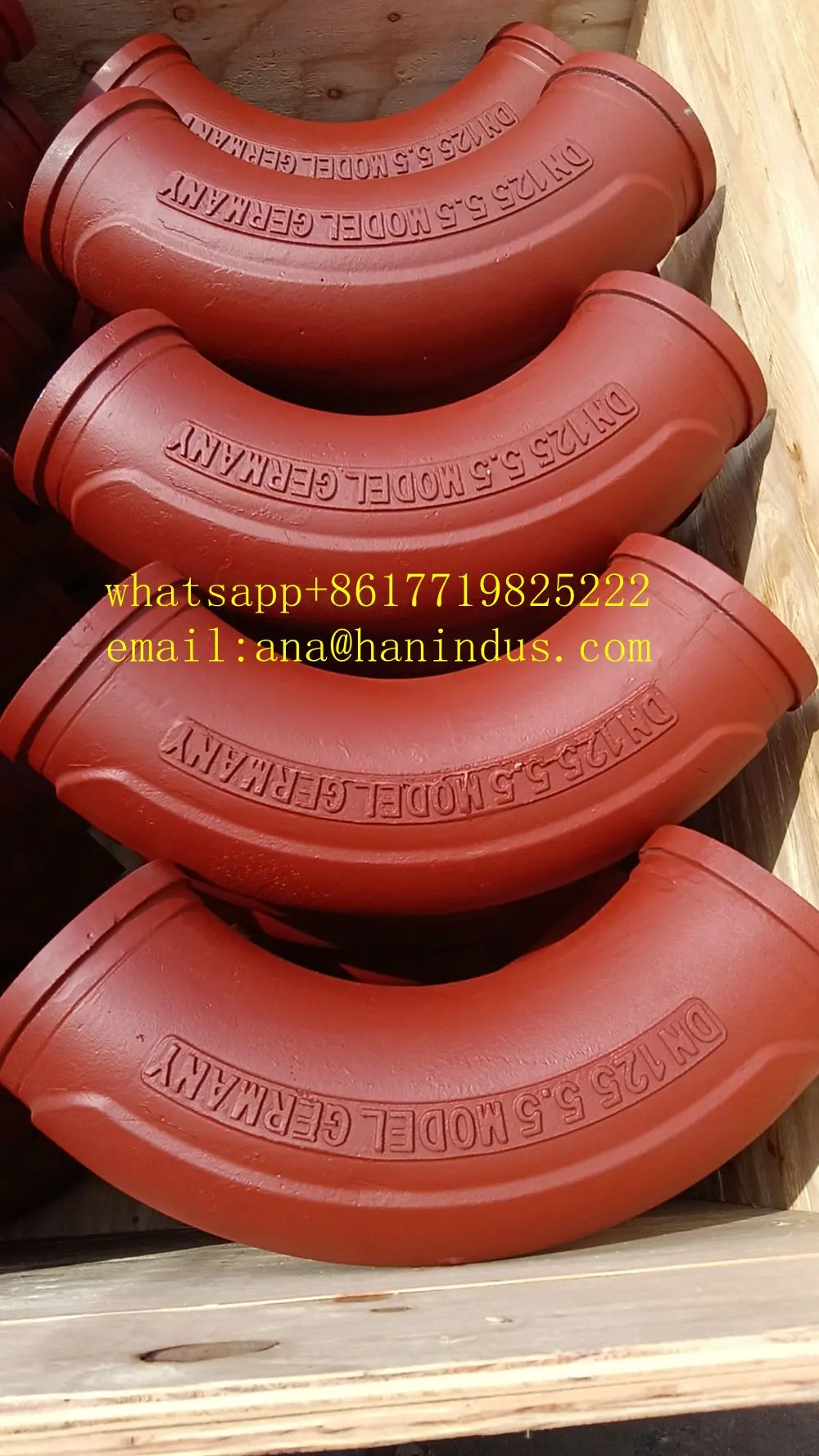 Delivery Pipe Elbow DN125 R275 90Dgree Bend  for Concrete Pump Putzmeister Shcwing Zoomlion Sany Cifa