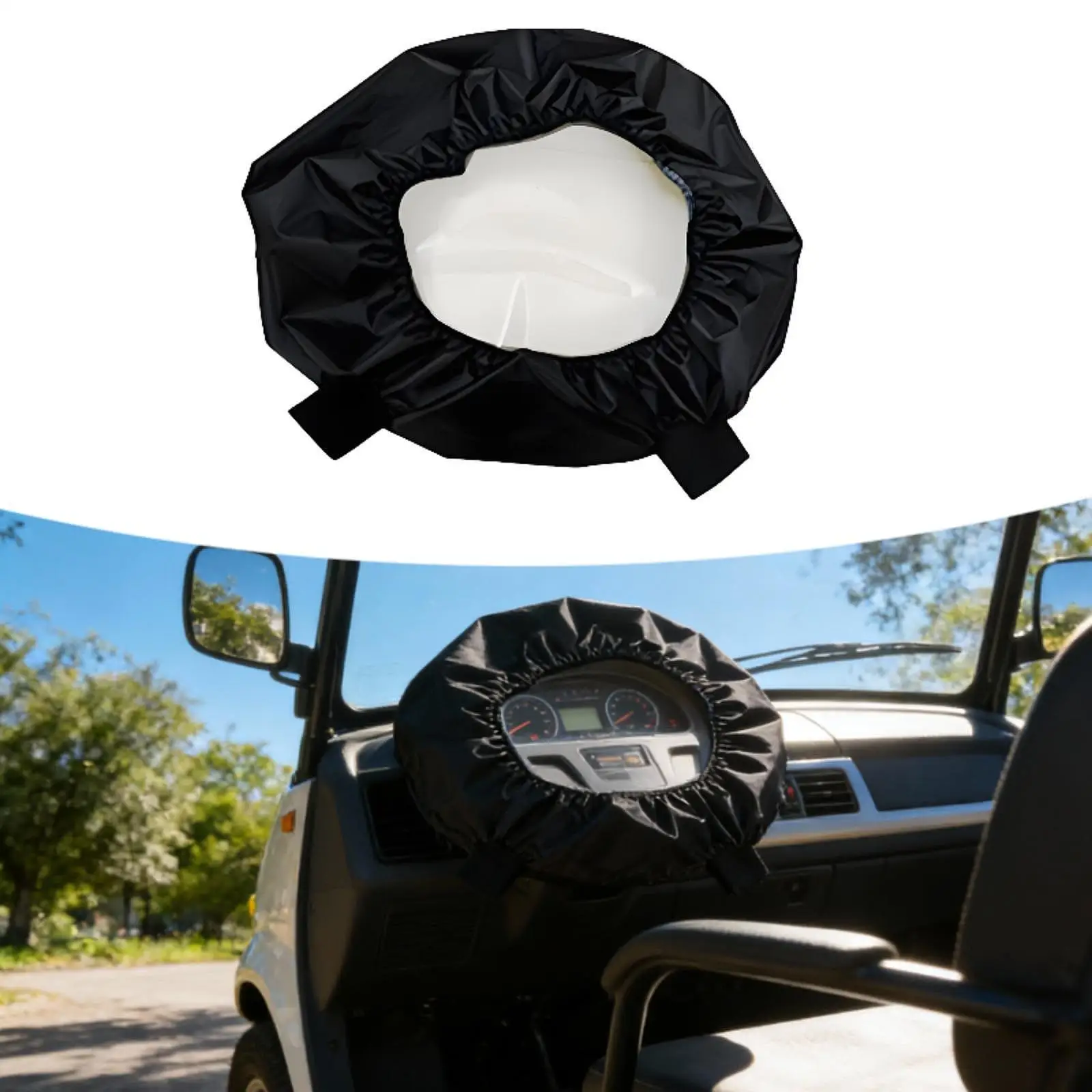 

Scooter Tiller Cover Protective Replace Dustproof Rain Enclosure Oxford Cloth Motorcycle Dashboard Protector for Outdoor Travel