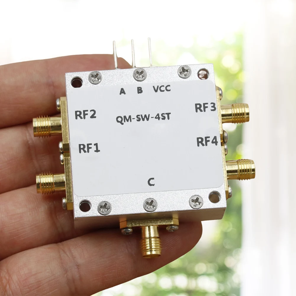 Interruptor SP4T de 0,1-6 GHz, interruptor RF unipolar de 1 a 4 RF, todos los cuatro interruptores electrónicos de microondas para microondas