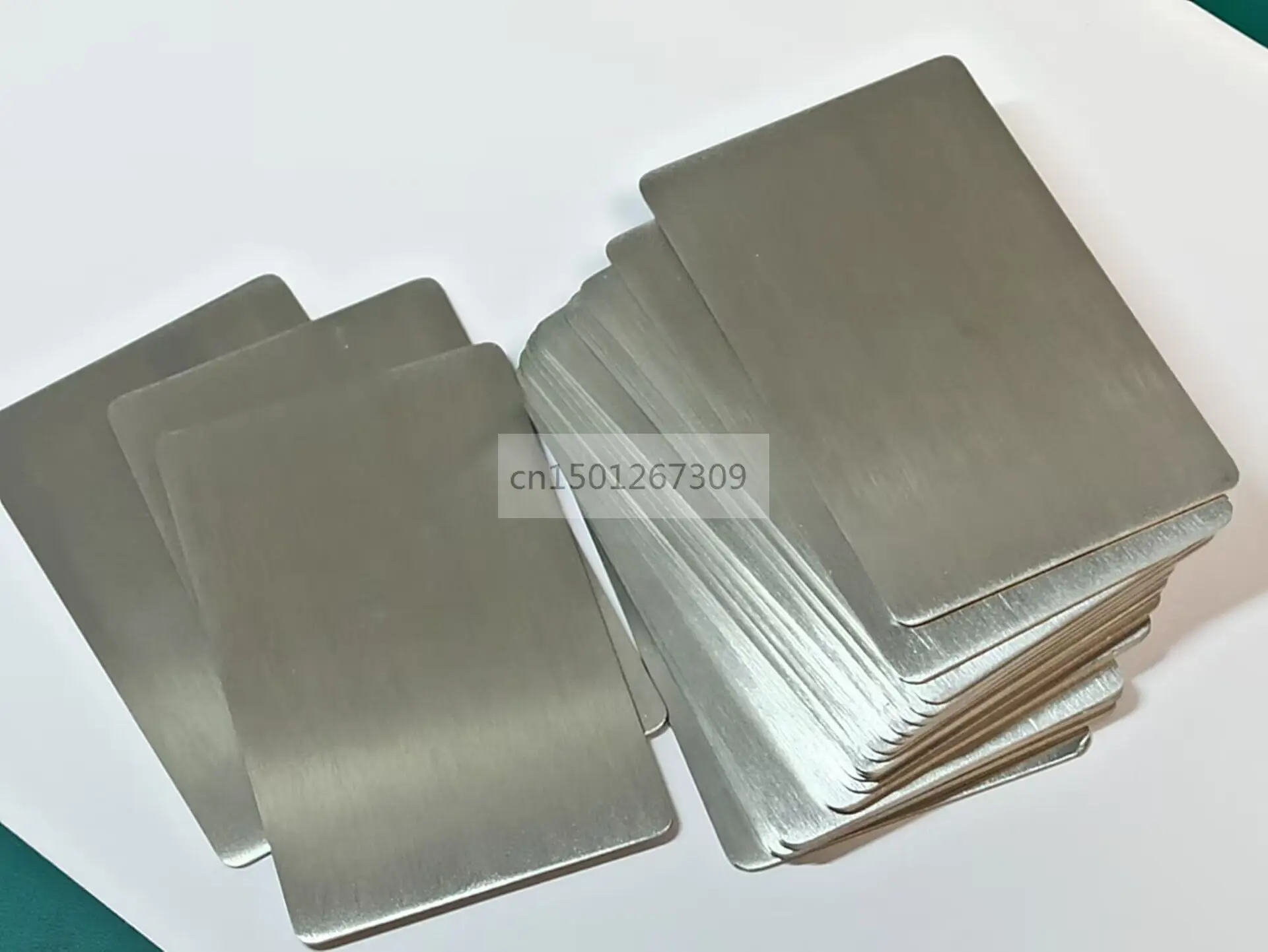 1 Piece 1mm Thickness Stainless Steel Plate Blank Metal Business Card Size 85 x 53mm