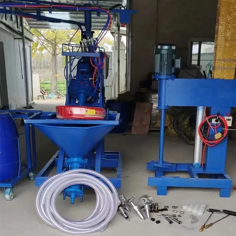 

With 60L Large Hopper 20-200 R/Min Fiberglass Spraying Machine GRC Cement Spray Unit Portable Grc Spraying Machine