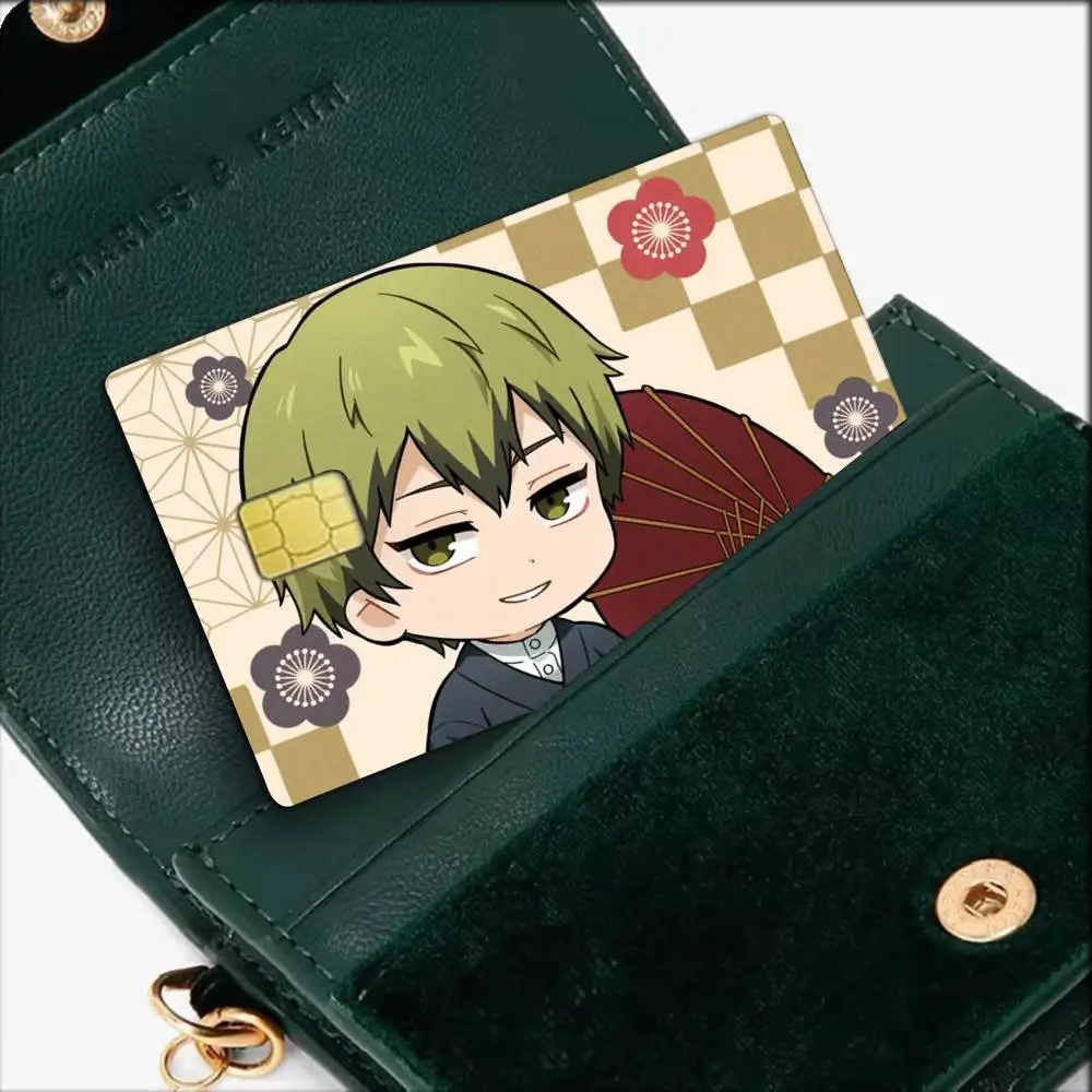 Zenin Naoya   Waterproof Film Skin Cover Credit Card Stickers Debit Front Bank Bus Pass