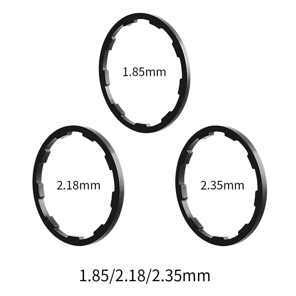 3 sztuk/zestaw 1/1.5/2/1.85/2.18/2.35mm podkładka piasty rowerowej MTB dolny wspornik dystansowe koło zamachowe uszczelka kasety rower szosowy