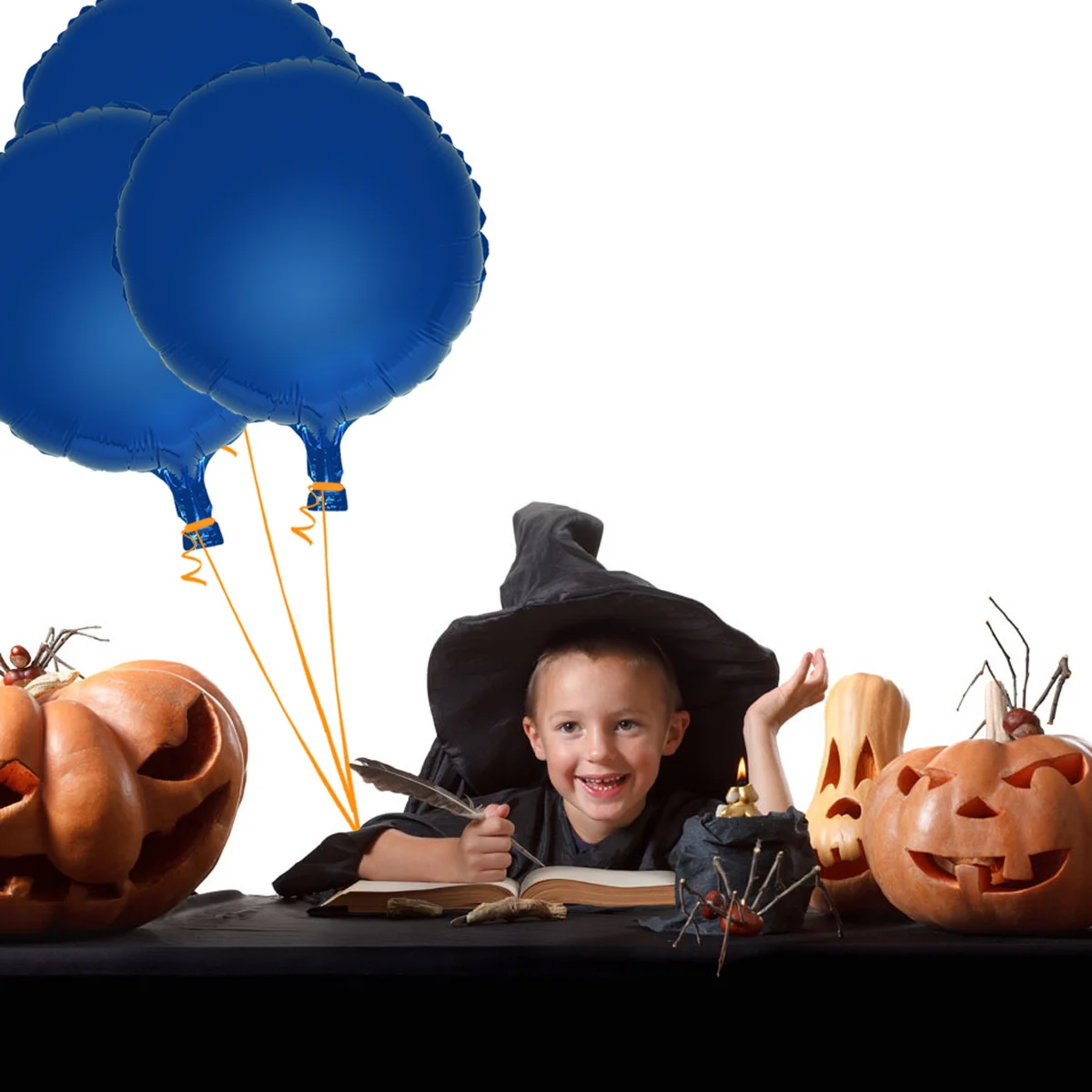 

10Pcs 18In Round Balloons Evenly Inflated Tightly Sealed for Party Wedding Birthday Blue Round Balloons