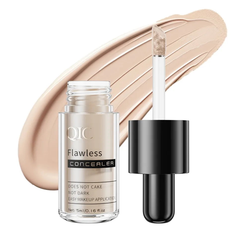 

5 Color Liquid Concealer Long Lasting Lightweight Full Coverage Liquid Foundation Quickly Dry Waterproof Mini Matte Concealer