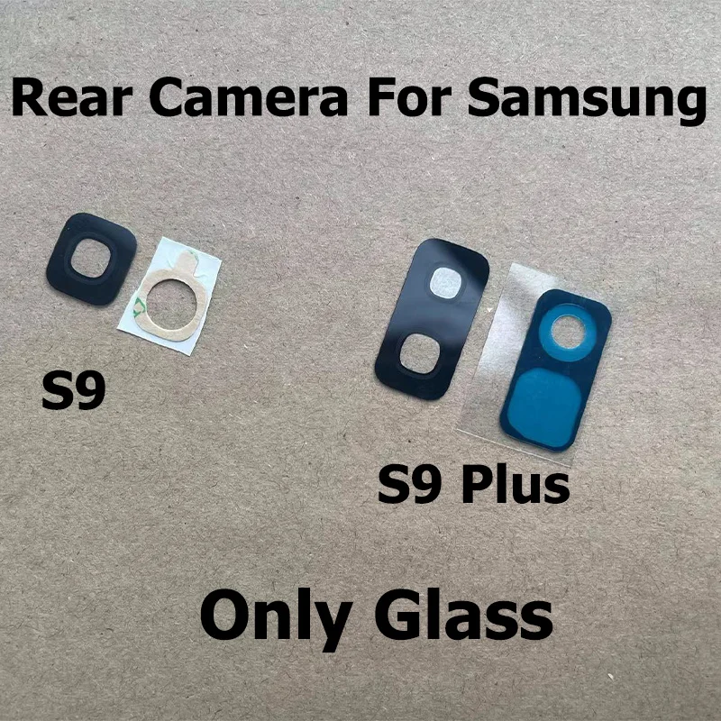 Back Camera Glass Lens Cover For Samsung  Galaxy S9 Plus Replacement With Adhesive Sticker Repair Parts