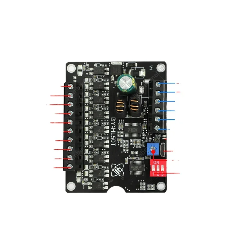 24V50W/60W power voice broadcast prompt module high and low level trigger one-to-one MP3 playback HL50T