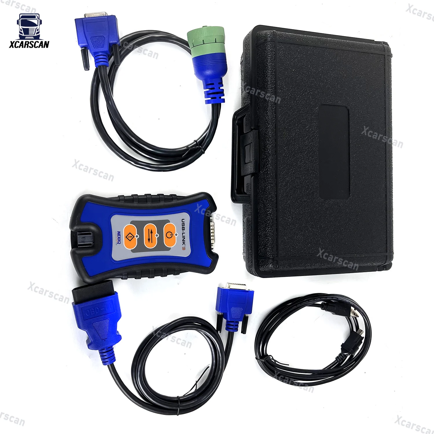 For NEXIQ-3 USB Link N3 Heavy Duty Truck OBD2 For NEXIQ BT Version OBD Fault Detector Diesel Engine Diagnostic Tool