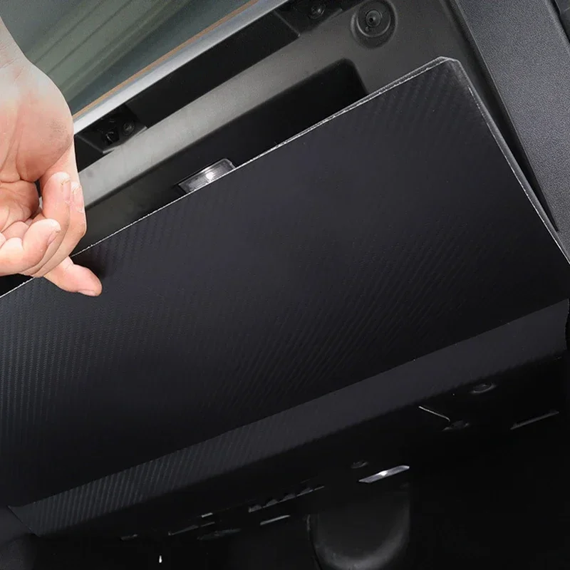 Glove Box Anti Kick Pad for Tesla Model 3 Side Edge Durable Film Protector Sticker Carbon Fiber Leather Car Accessories 2017-23