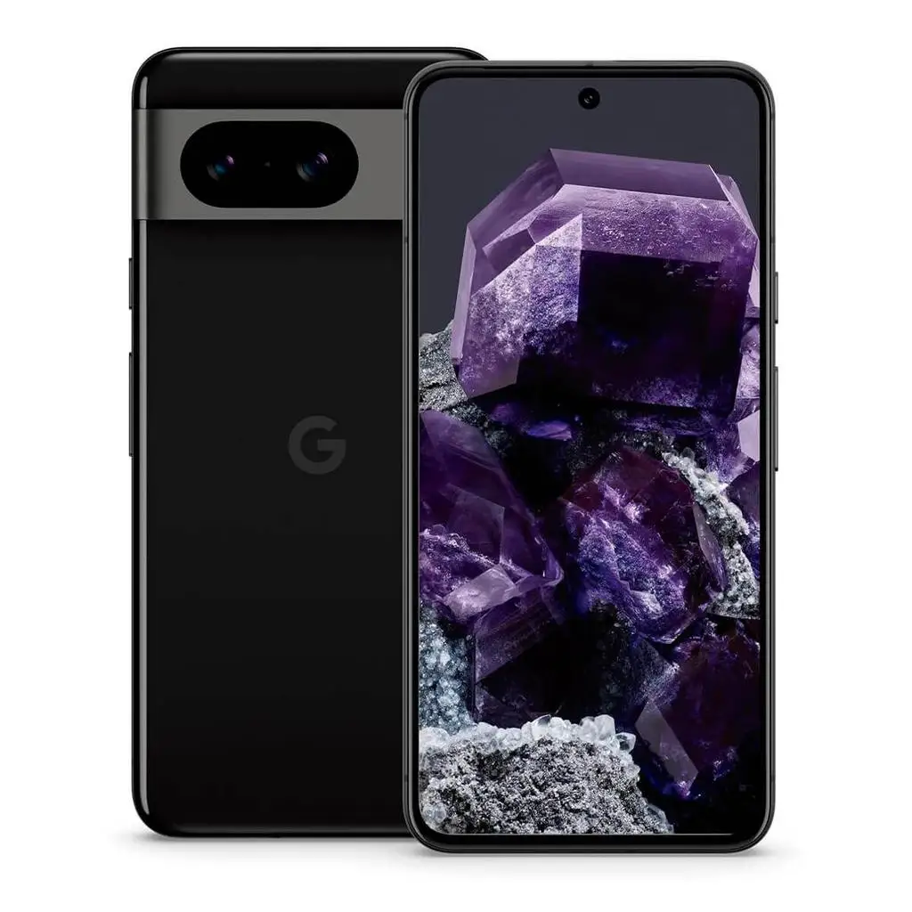Google / Pixel 8 / Obsidian / Desbloqueado / 128GB / Original Refurbished em Bom Estado, Cabo de Carregamento Grátis Incluído