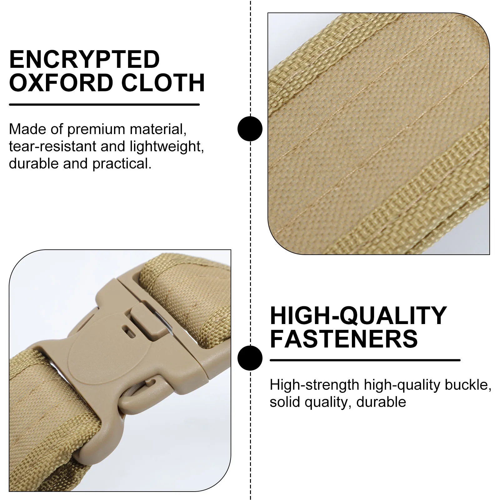 

Outdoor Hiking Mountaineering Waist Belt Heavy-Duty Tear-Resistant Flexible Breathable Suitable for Camping Hunting Daily Wear