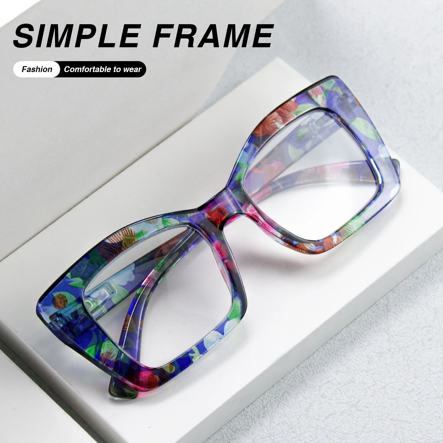 Printed Spring-Hinge Reading Glasses Set — product information 10