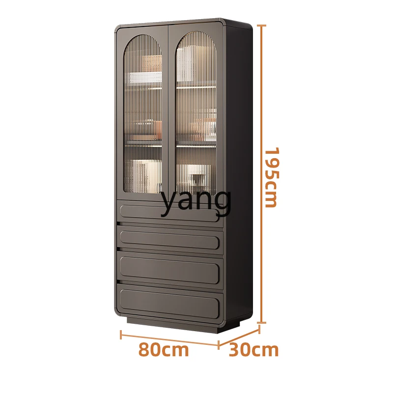 

LHH retro narrow vertical cabinet next to TV display cabinet home decoration storage cabinet
