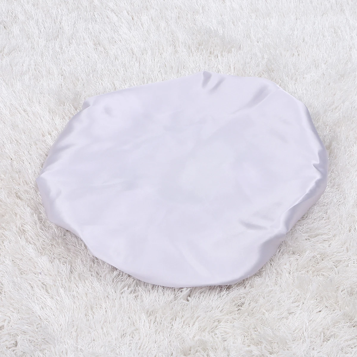 

Shower Caps Satin Sleep Beanie Coffee-colored Bonnet Hat Hair Bonnets for Women Sleeping Lined Man