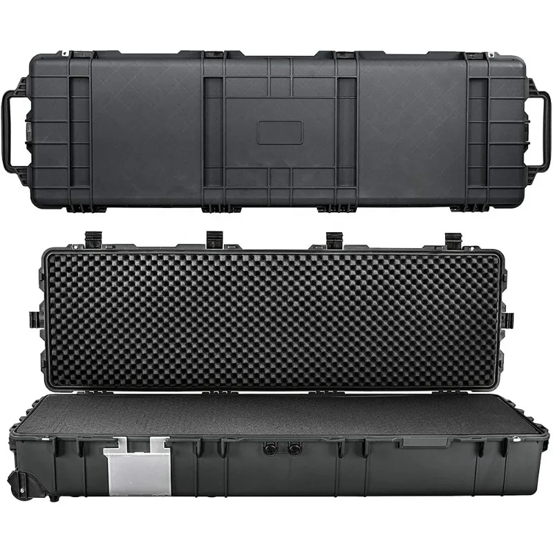 1121 * 409 * 355MM  alloy material plastic long product suitcase