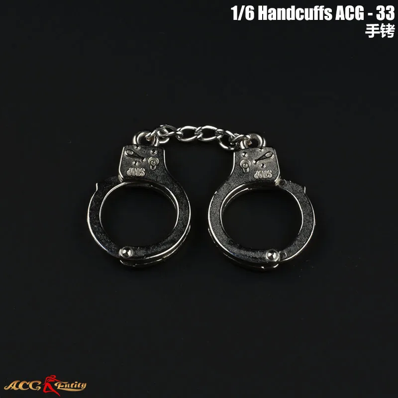 1/6 Solider ACG-33 Metal Mini Handcuffs Model Fit 12