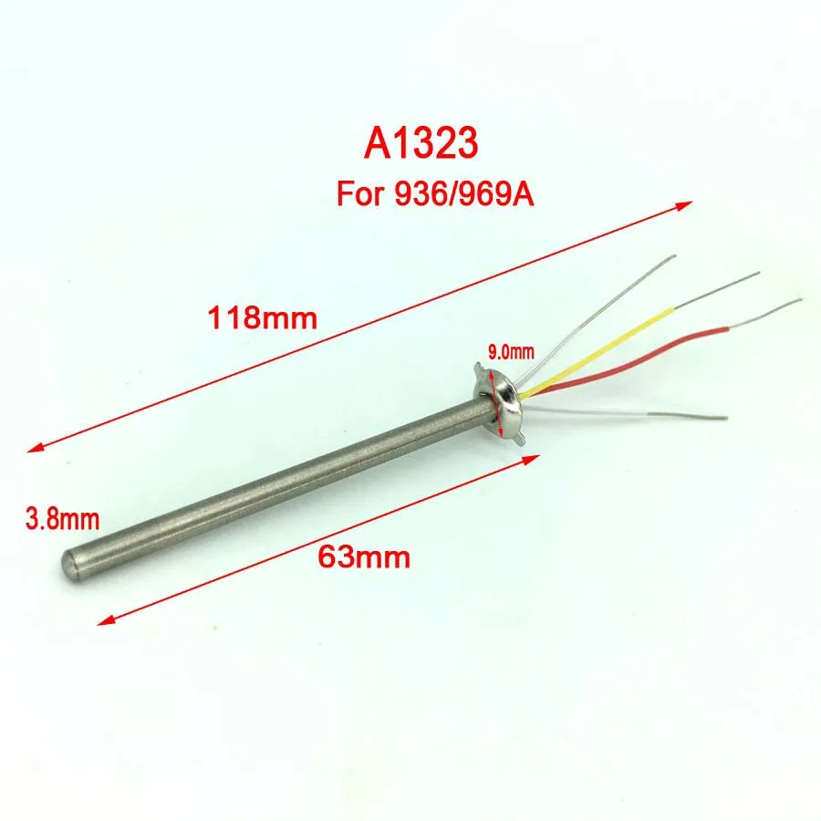 100 Pcs A1323 Soldering Station Heating Element Heat Heater Core For SBK936 936D ATTEN 936b 936D 8586 QUICK 936A 969