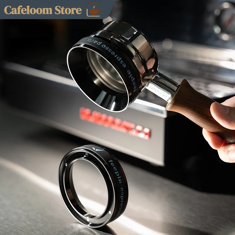 Feepie Wristband Series Magnetic Coffee Dosing 51mm/58mm Anti‑Spill Espresso Portafilter Dosing Ring Prevent Coffee Powder Flyin