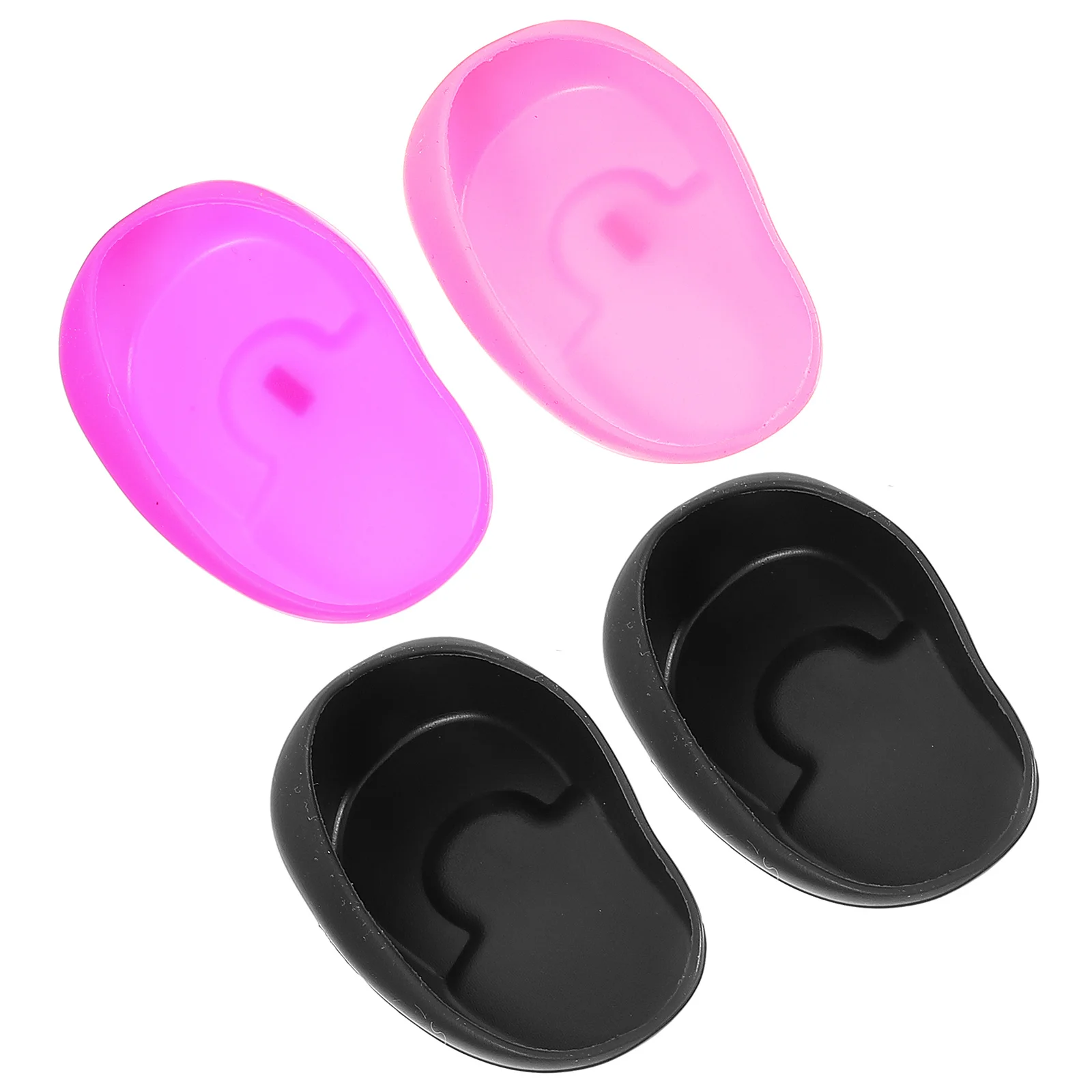 

4Pcs Ear Covers for Dyeing Silicone Ear Caps Hair Dye Protection Bathing Hair Coloring Accessories Heat Protection