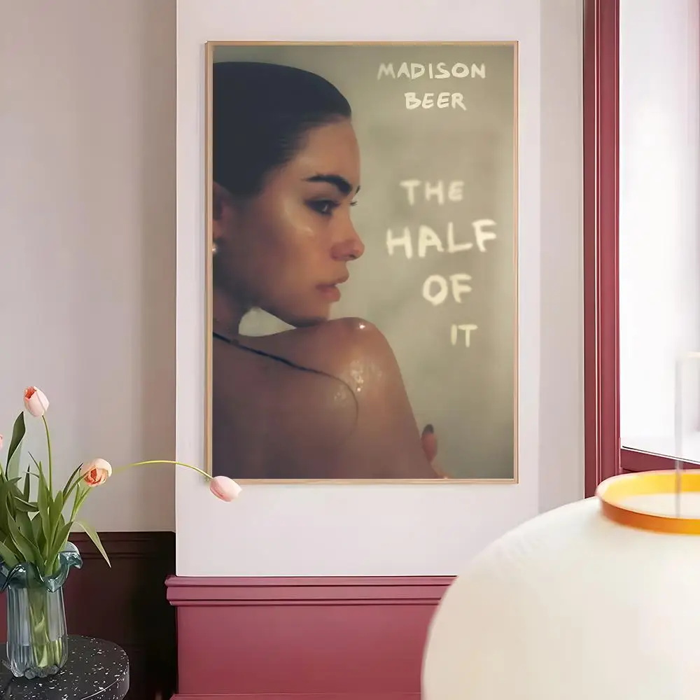 ملصق المغني M-Madison Beer ملصقات جدارية جمالية عالية الجودة لديكور غرفة المعيشة #4
