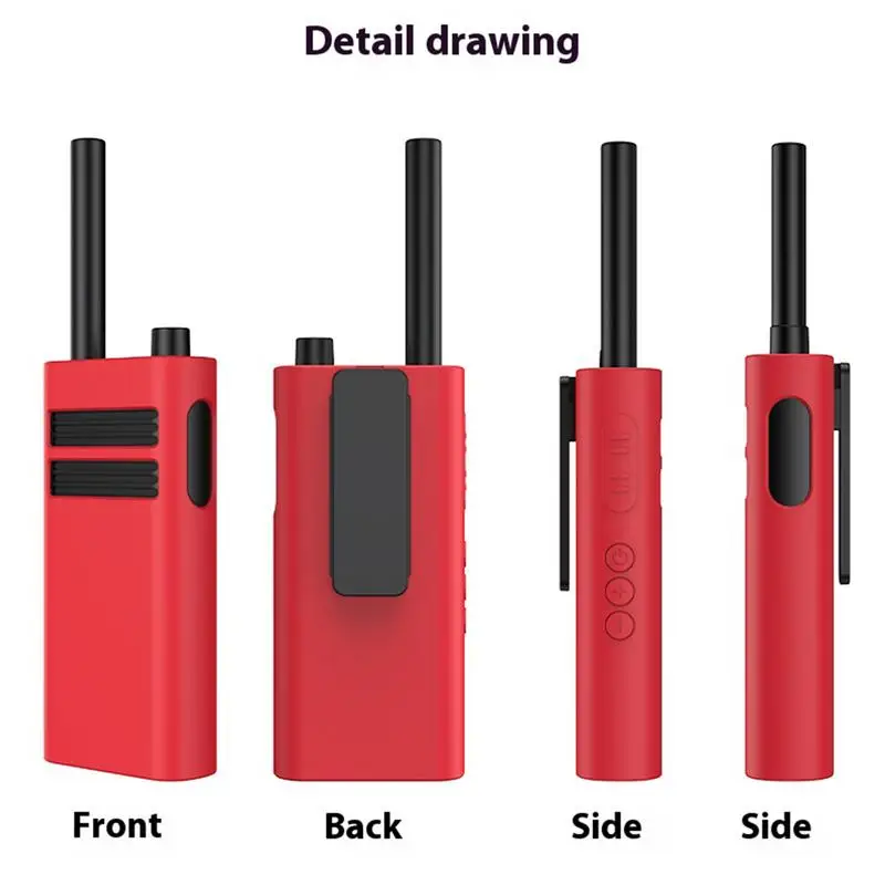 Walkie Talkie Case Portable Radio Protector Soft Radio Case Lightweight Radio Holder Anti-Scratch For Men And Women Fits Most