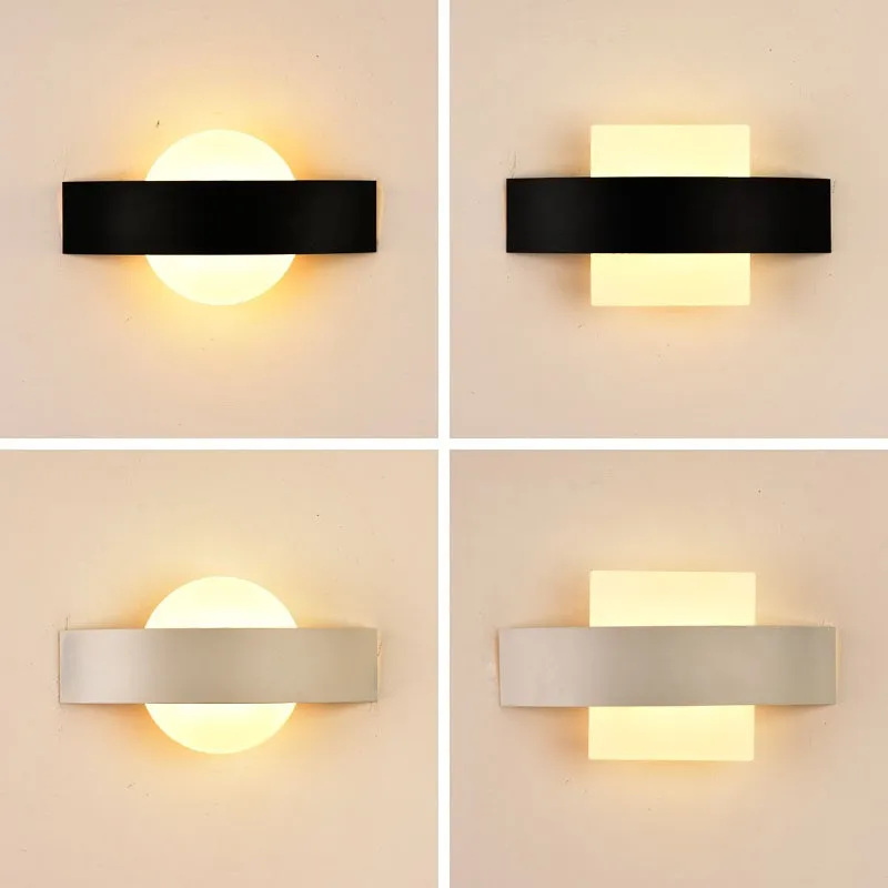 

Led Bedside Wall Lamp Creative Simplicity Bedside Wall Lights Iutdoor Living Room Dining Room Hotel Wall Lighting