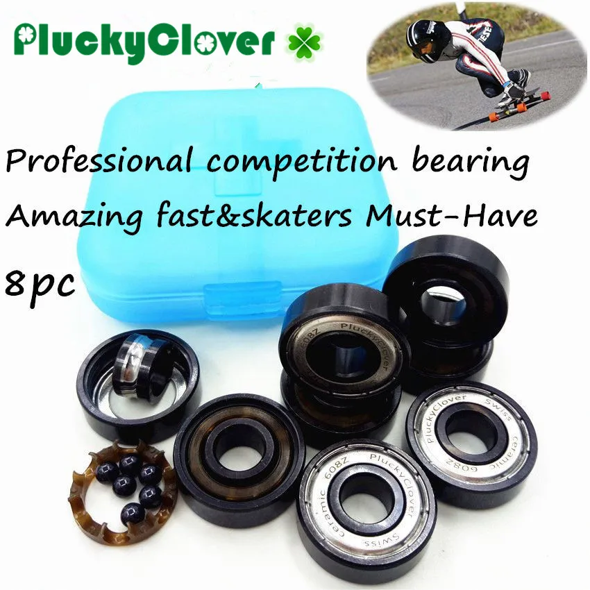 608 Bearing Ceramic Si3n4 Ball Professional Roller Skate Bearing Abec11 Competition Skateboard Longboard Bearing 608 for Scooter