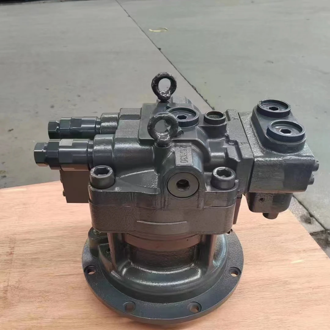 M5X130 swing motor assembly with swing gearbox reduction for EC480D Excavator