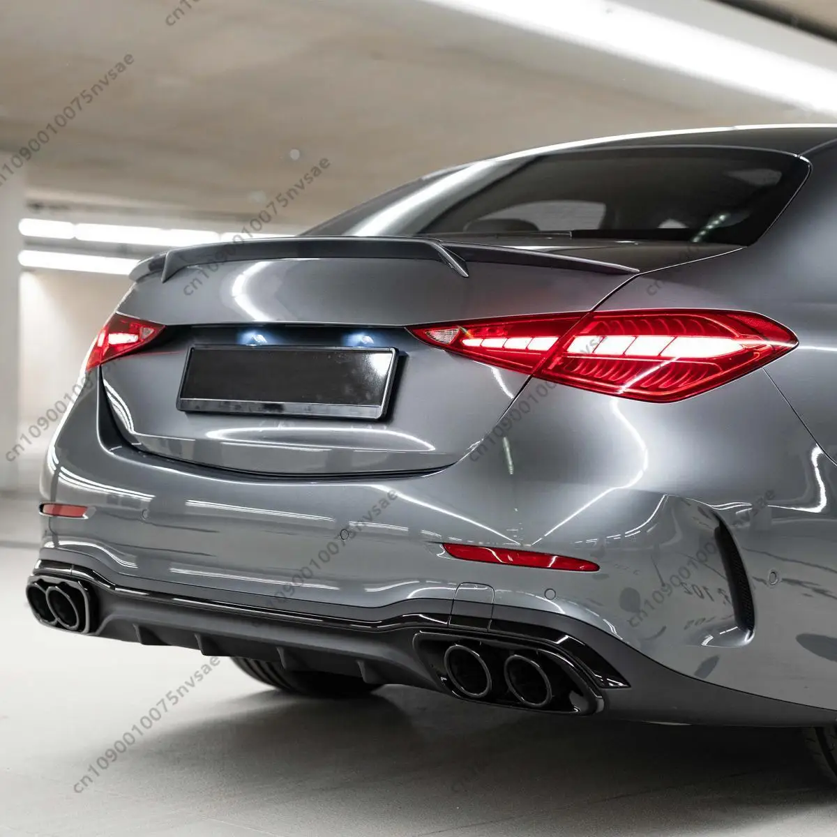 

Bb Style Rear Spoiler For Mercedes-Benz C-Class W206 Sedan C200 300 C43 C63 AMG 2022-2025 Splitter Car Trunk Cover ABS Body Kits
